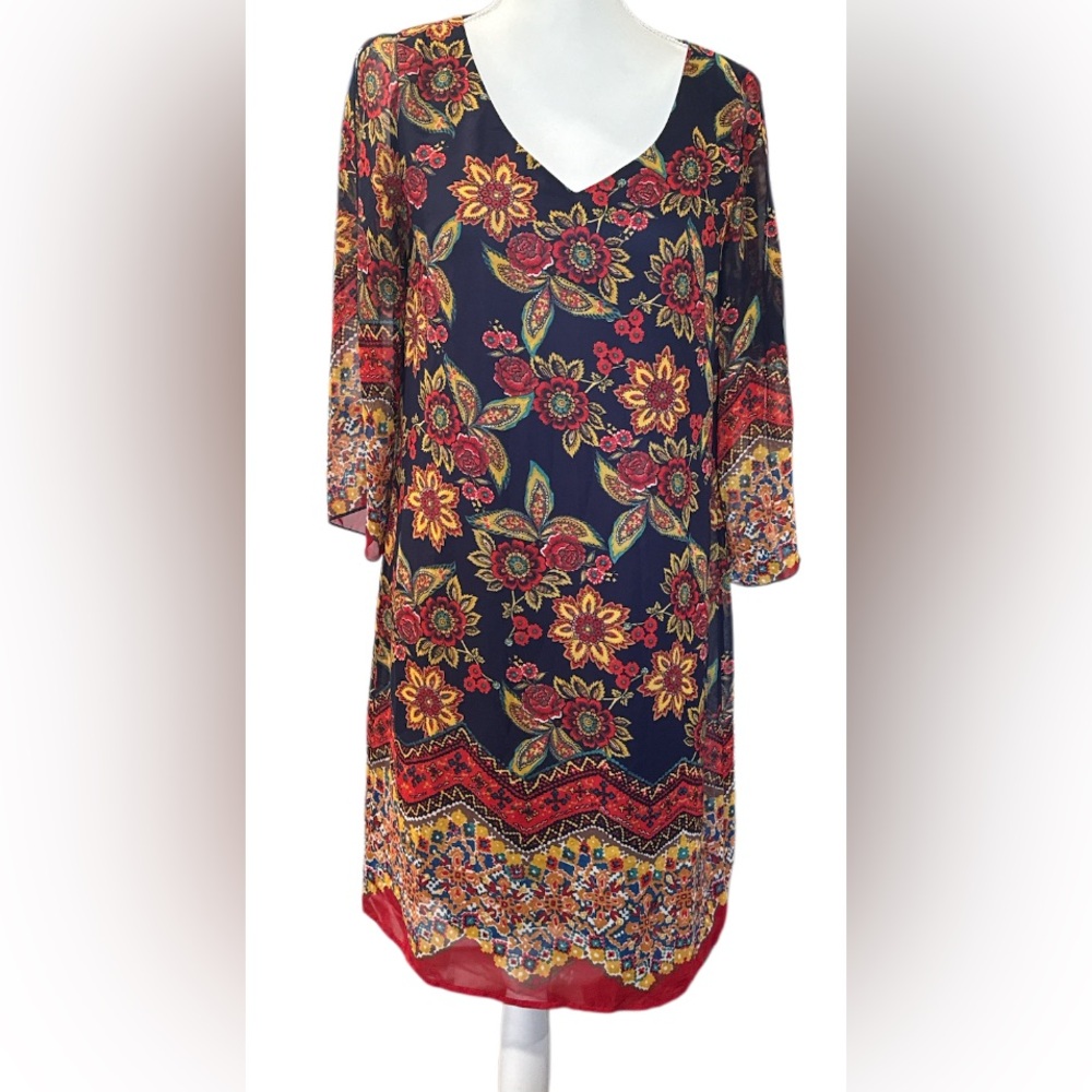 Madison Leigh Multicolor Floral Dress